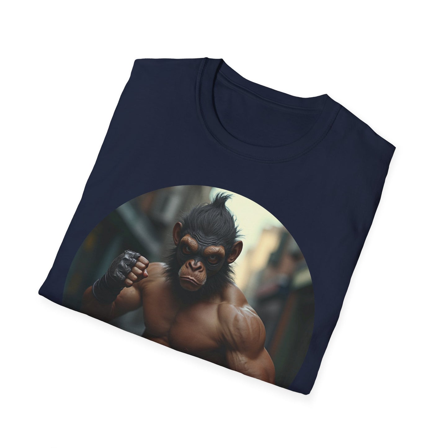 Unisex Softstyle T-Shirt Monkey man design 3