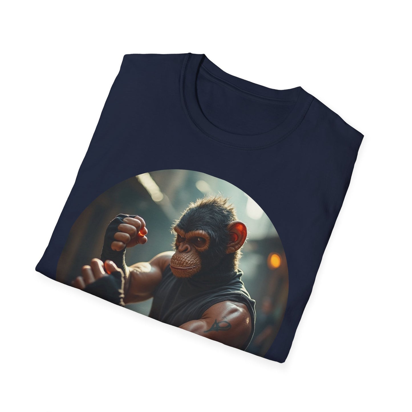 Unisex Softstyle T-Shirt Monkey man design 2