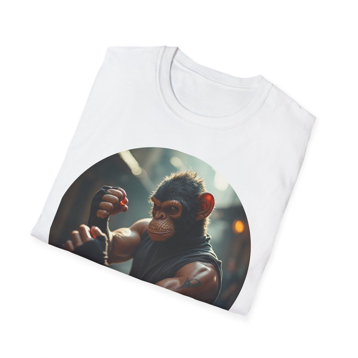 Unisex Softstyle T-Shirt Monkey man design 2