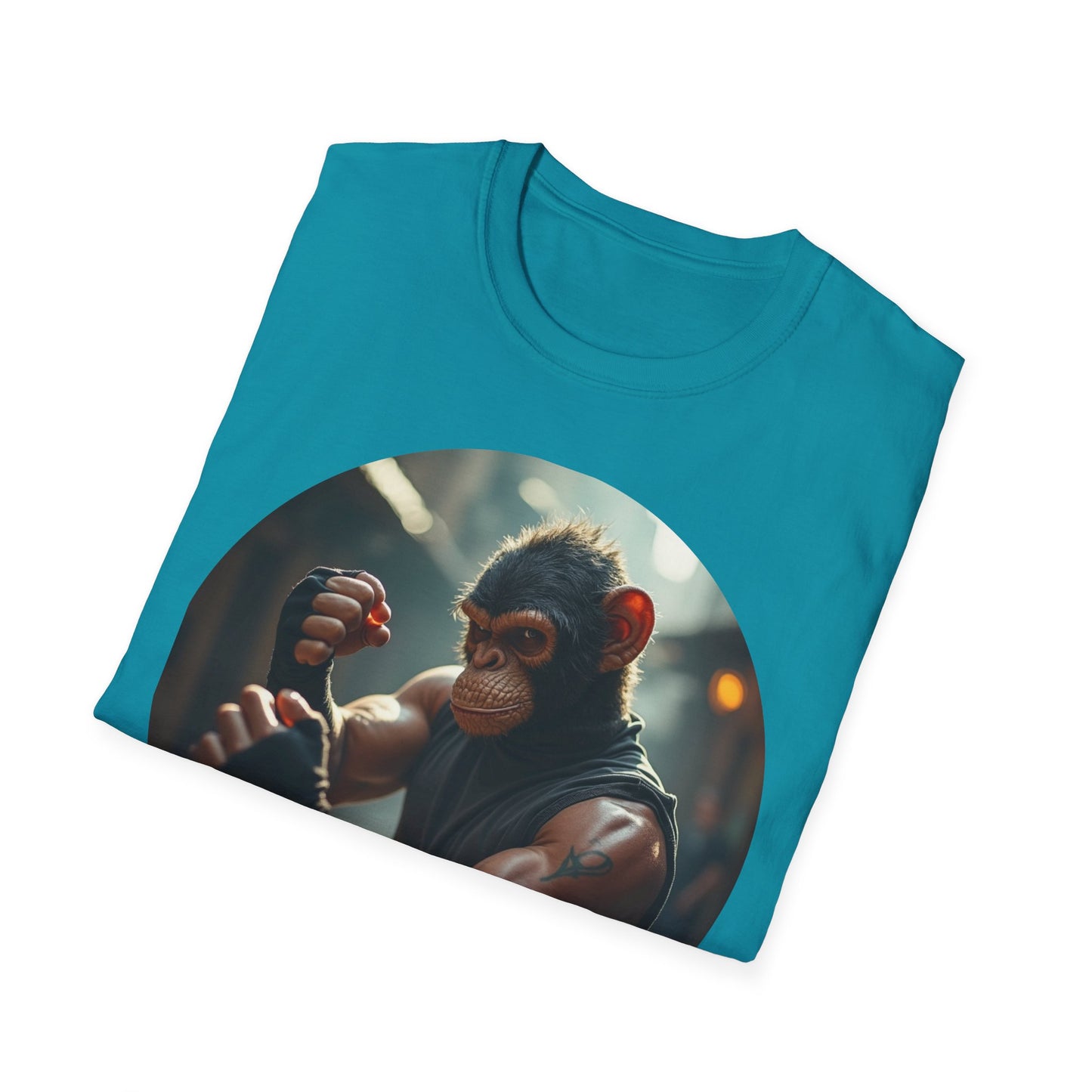 Unisex Softstyle T-Shirt Monkey man design 2