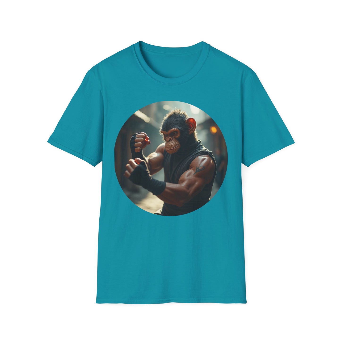 Unisex Softstyle T-Shirt Monkey man design 2